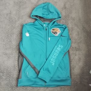 Jacksonville Jaguars NFL Onfield Apparel Nike Therma Fit Full Zip Hoodie - M